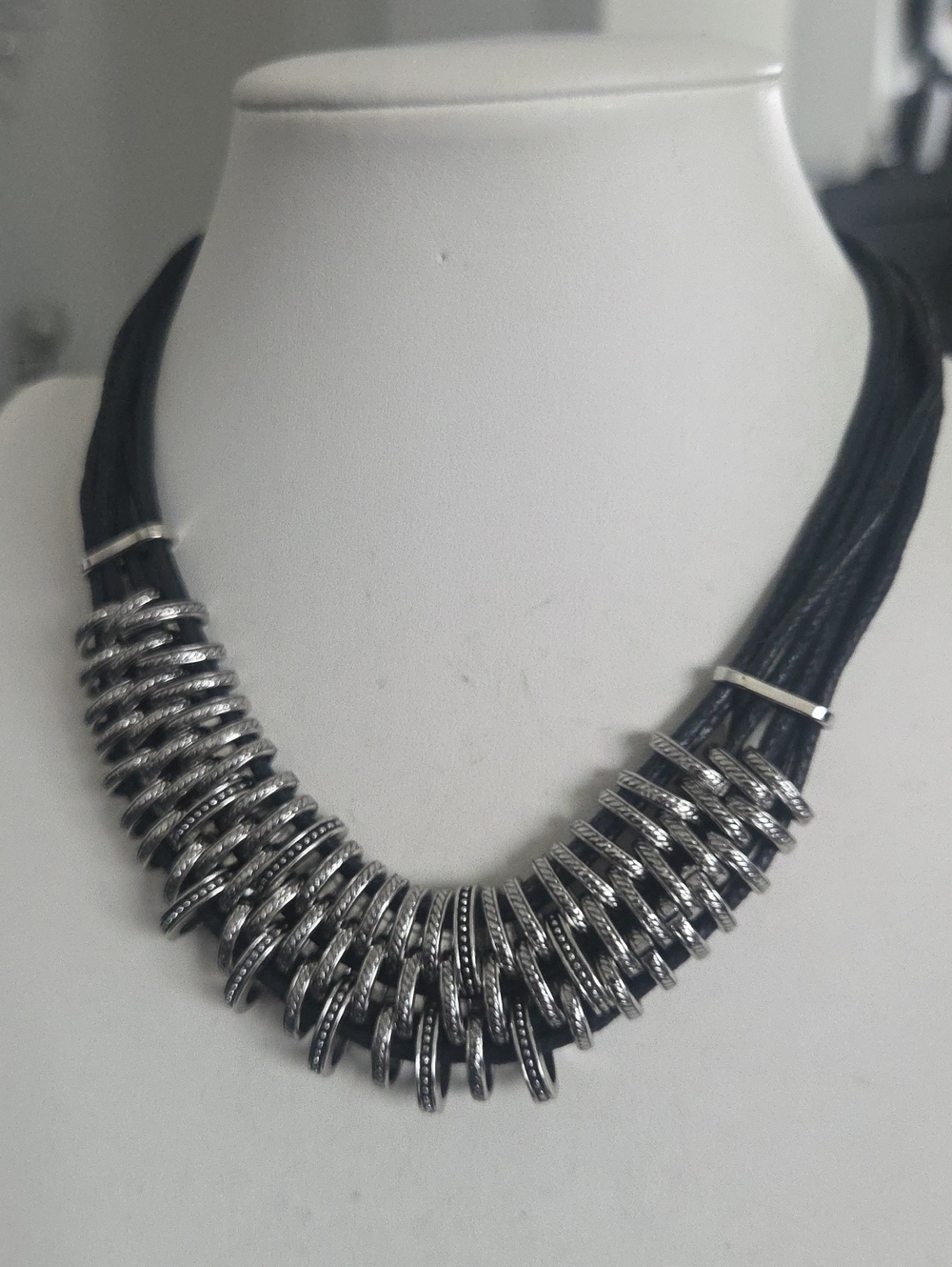 Paparazzu Lock Stock And Barrel Black Necklace NWT